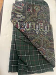 Rare Ralph Lauren Dartmoor Bradley Full Flat Sheet 100% Cotton Plaid Paisley. Fixed Price $85.00.