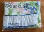 New Vintage Wamsutta Flower Show Floral 1PC Queen Flat Sheet Nip. Fixed Price $29.98.