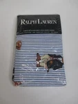 Rare Ralph Lauren Polo Teddy Bear Blue White Striped 2 Standard Pillowcases. Fixed Price $149.99.