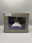 Serene Sleep Gray Cool Comfort 1000-THREAD Count 4-PC. Sheet Set Size Queen. Fixed Price $39.99.