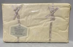 Vintage Wamsutta Supercale Plus Double Fitted Sheet Nos Ivory Wheat Usa. Fixed Price $39.99.