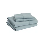 Amazon Basics Lightweight Super Soft Easy Care Microfiber Bed Sheet Set With .... Fixed Price $33.95.