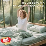 Twk Queen Sea Glass Viscose Bamboo Bed Sheet Set Cooling Silky Soft. Fixed Price $165.00.