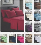 Virah Bella Platinum Hotel Quality Embossed Full Size Sheet Set W/4 Pillow Cases. Fixed Price $34.55.