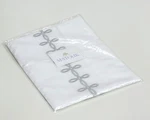 Matouk Gordian Knot Standard Pillow Sham Silver Percale. Fixed Price $119.00.