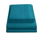 King Size Sheets Set Teal Soft Breathable Bedding Nursery. Fixed Price $48.95.
