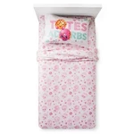 Shopkins Full Size 4 Pc Bedding Sheet Set Totes Adorbs Pink White New Free Ship. Fixed Price $19.99.