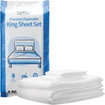 Forpro Premium Disposable Sheet Set, 4-PC King Size Bedding Travel, Includes. Fixed Price $16.99.