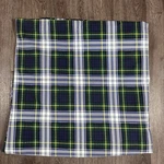 Ralph Lauren Flat Sheet Queen Bed Cotton Gordon Dress Plaid Blue Green. Fixed Price $49.95.