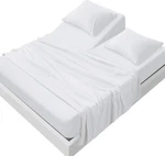 Split Top King Sheet Set For Adjustable Bed 4 Piece Deep Pocket. Fixed Price $43.99.