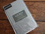 Ralph Lauren Dunham Cotton Sateen Dove Gray 2 Standard Pillowcases 300TC. Fixed Price $24.99.