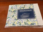 Sheridan Australia Twin Flat Sheet Cotton New Package Provencal Floral Vtg. Fixed Price $35.00.