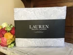 Lauren Ralph Paisley Queen Sheet Set 100%COTTON White & Grey New With Tag. Fixed Price $95.00.