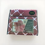 Elegant Comfort Geometric Printed Microfiber Queen Sheet Set Medium Red. Fixed Price $32.40.