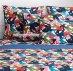 Sonia Rykiel Rue De Fleurus Queen Flat Sheet Anne Solene Birds Abstract. Fixed Price $85.00.
