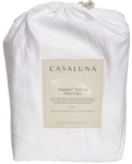 New! Casaluna Full Size 500 Tc Supima Sateen Sheet Set - Fresh White. Fixed Price $49.99.