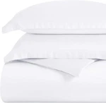 Superior Combed Cotton, 300 Thread Count Piece Duvet Cover Set With 2 Pillow. Fixed Price $80.00.