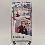 Disney Frozen Ii Reversible Microfiber Pillowcase 20X30 Anna Elsa Kids Bedding. Fixed Price $15.99.