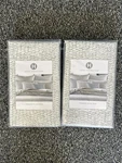 # Lot Of 2 Hotel Collection Tessellate Standard Sham Gray. Fixed Price $53.99.