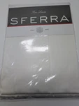 Sferra Lucio Ivory King Flat Sheet 100% Cotton Sateen 590TC Luxurious Italy New. Fixed Price $150.00.
