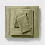 Threshold 400 Thread Count Cotton Sateen 4-PIECE Sheet Set Luxurious. Fixed Price $16.99.
