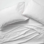 Full 400 Thread Count Percale Sheet Set White - Casaluna. Fixed Price $39.99.