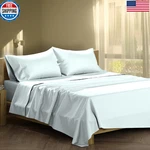 Xoox Linen 100 Cotton King Size Sheets Set - 500 Thread Count 4 Pc. Fixed Price $59.06.
