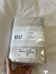 Crate And Barrel Natural Beige Bianca Euro Pillow Sham Linen Blend Nip. Fixed Price $39.99.