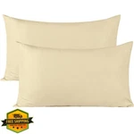 Hadi Bedding Toddler Travel Pillow 13X18 Egyptian Cotton 2 Pack Beige Case. Fixed Price $27.99.