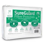 Set 2 Queen Size Sureguard Pillow Protectors - 100% Waterproof, Bed Bug Pr.... Fixed Price $59.03.