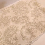 Used Martha Stewart Queen 100 Cotton 4PC Sheet Set Paisley Soft Sage Green. Fixed Price $19.99.