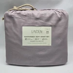 Linden Street Full Size Sheet Set Sterling Mauve Lavender Purple Soft 300 Tc. Fixed Price $44.95.