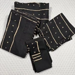 Bibb Royalton King Black & Tan 6 Pieces Sheets/cases/shams Percale Vintage. Fixed Price $47.99.