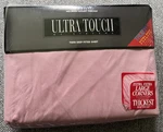 Ultra Touch By Stevens Twin Deep Fitted Sheet Pink Antique Rose. Fixed Price $24.99.