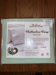 $125 Vermont Country Store Clothesline Crisp Cotton Percale Sheet Set Sage Twin. Fixed Price $42.00.