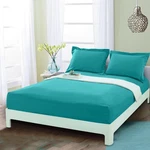 Mocassi Fitted - Deep Pocket Cooling Sheets Up To 16 Queen, Teal. Fixed Price $31.99.