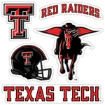 Texas Tech Red Raiders Sticker Multipack - College Spirit Set. Fixed Price $9.49.