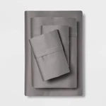 King Solid Performance 400 Thread Count Sheet Set Gray - Threshold: Cotton. Fixed Price $28.99.