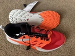 Salomon Men Sense Ride 5 Size 9 Trail Running Shoes Lunar Rock Fiery Red - New. Fixed Price $74.95.