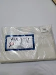 Vtg Wamsutta Cream Blue Floral Flat Sheet Cotton Queen Size. Fixed Price $24.99.