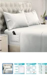 Danjor Linens Hotel Luxury Soft Bed Sheets - White, 6 Pieces. Fixed Price $60.99.