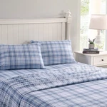 Laura Ashley Home - King Sheets, Cotton Flannel Bedding Set, Brushed For Extra. Fixed Price $85.99.