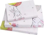 Cute Cartoon Rabbit Bunny 100% Cotton 3 Pieces Sheet Set Twin,. Fixed Price $51.63.