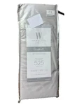 Wamsutta 525 Thread Pima Cotton Stone Flat Sheet, Solid, Full, Oversized. Fixed Price $28.88.