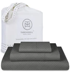 Threadmill Twin Bed-sheets 800 Count Jacquard Celine Dark Grey, 100%.... Fixed Price $104.36.