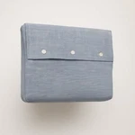 Ralph Lauren Home Workshirt Chambray Queen Flat Sheet Blue 100% Cotton 108 X 96. Fixed Price $90.00.