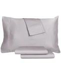 Aq Textiles Percale Solid 4-PC. Sheet Set, Queen Lilac. Fixed Price $75.89.