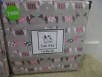 Dachshund Dog Pickle & Dot Twin Size Sheet Set - Kids Sweater Gray Pink White. Fixed Price $32.99.