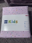 Big One Kids Easy-care Queen Cotton Sheet Set Hearts Pink 275TC 4PC. Fixed Price $50.00.
