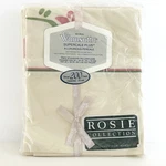 Wamsutta Supercale Plus Set Of Cream Flower Standard 200 Tc Pillowcases Nos. Fixed Price $17.95.